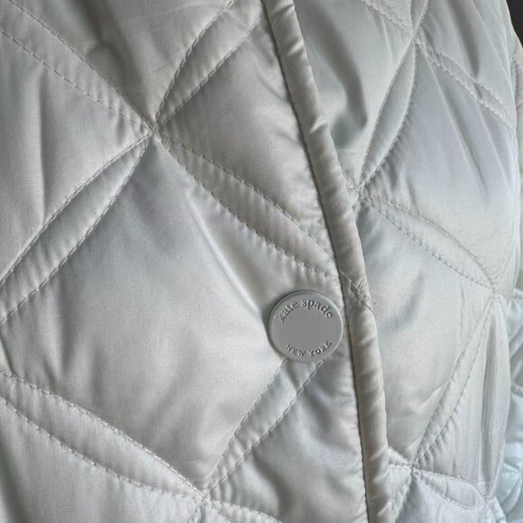 Kate Spade Gingham Quilted Coat - Picture 9 of 9